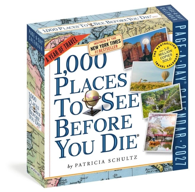 1,000 Places to See Before You Die Page-A-Day® Calendar 2027 - Patricia Schultz