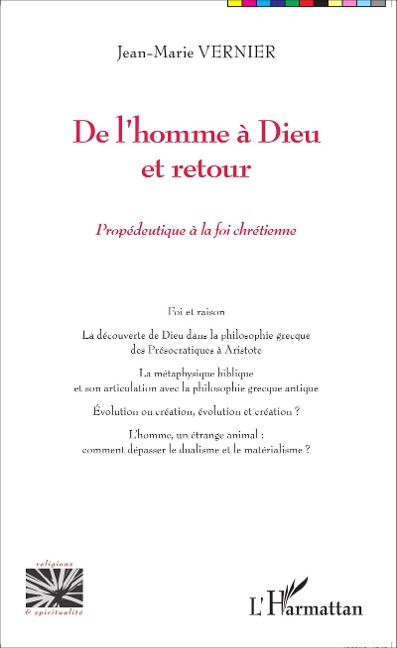 De l'homme à Dieu et retour - Vernier