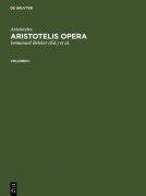 Cover-Bild zum Titel 'Aristoteles: Aristotelis Opera. Volumen I' von 'Aristoteles'