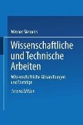 Cover-Bild zum Titel 'Wissenschaftliche und Technische Arbeiten' von 'Werner Von Siemens'