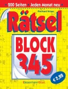 Cover-Bild zum Titel 'Rätselblock 345 (5 Exemplare à 2,99 EUR)' von 'Eberhard Krüger'