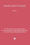 Cover-Bild zum Titel 'Der Kantianismus des jungen Hegel' von 'Martin Bondeli'