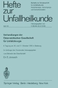 Cover-Bild zum Titel 'Verhandlungen der Österreichischen Gesellschaft für Unfallchirurgie' von ''