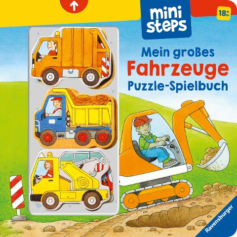 ministeps: Mein großes Fahrzeuge Puzzle-Spielbuch - Sabine Cuno
