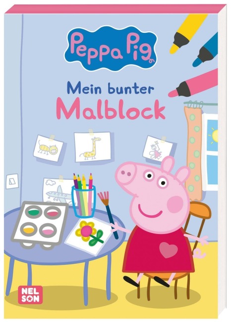 Peppa Wutz Ausmalbilder: Mein bunter Malblock - 