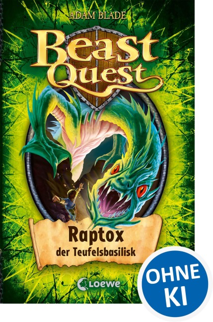 Beast Quest (Band 39) - Raptox, der Teufelsbasilisk - Adam Blade