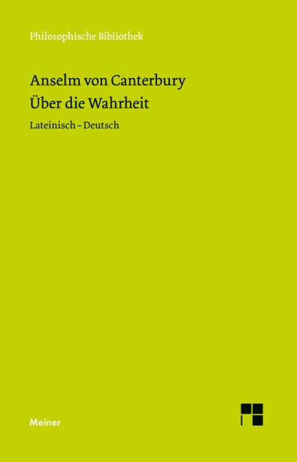 Über die Wahrheit - Anselm Von Canterbury