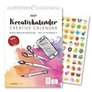 Cover-Bild zum Titel 'Kreativkalender A4 weiß 2027' von ''
