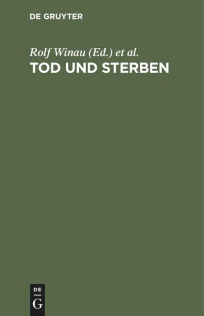 Tod und Sterben - 