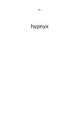 Cover-Bild zum Titel 'hypnyx' von 'G'