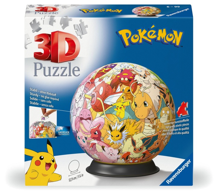 3D Puzzle-Ball Pokémon Kanto Region - 