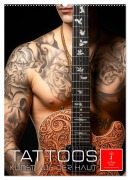 Cover-Bild zum Titel 'Tattoos Kunst auf der Haut (Wandkalender 2026 DIN A2 hoch), CALVENDO Monatskalender' von 'Peter Roder'