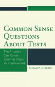 Cover-Bild zum Titel 'Common Sense Questions about Tests' von 'Gerard Giordano'