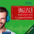 Cover-Bild zum Titel 'PONS Englisch Audiokurs mit Kurzgeschichten' von 'Dominic Butler, PONS-Redaktion, Ulrike Wolk'