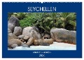 Seychellen - Wild und Schön (Wandkalender 2024 DIN A2 quer), CALVENDO Monatskalender - By Denkmayrs