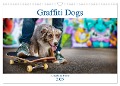 Graffiti Dogs (Wandkalender 2025 DIN A3 quer), CALVENDO Monatskalender - Judith Dzierzawa DoraZett
