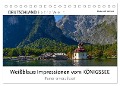 Weißblaue Impressionen vom KÖNIGSSEE Panoramabilder (Tischkalender 2025 DIN A5 quer), CALVENDO Monatskalender - Dieter Wilczek