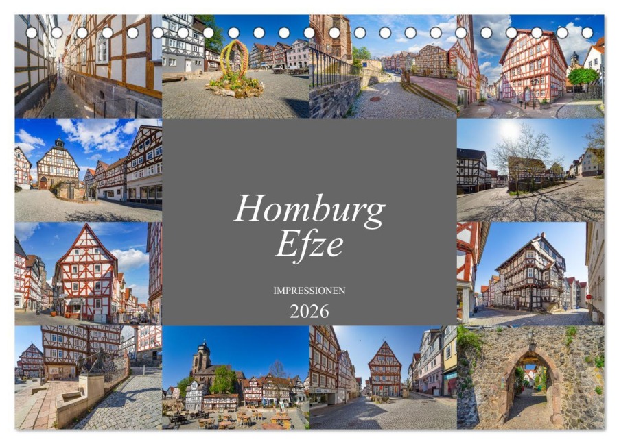 Homburg Efze Impressionen (Tischkalender 2026 DIN A5 quer), CALVENDO Monatskalender - Dirk Meutzner