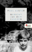 Cover-Bild zum Titel 'Bericht aus dem Inneren' von 'Paul Auster'