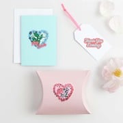 Sticker La vie en Rose, Herzen FSC MIX, 100 Stk - 