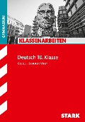 Cover-Bild zum Titel 'Klassenarbeiten Deutsch 10. Klasse Gymnasium' von 'Angelika Gesell, Sibylle Schuler-Vogt'