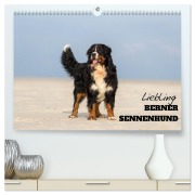 Cover-Bild zum Titel 'Liebling BERNER SENNENHUND (hochwertiger Premium Wandkalender 2026 DIN A2 quer), Kunstdruck in Hochglanz' von 'Www. Annettmirsberger. de Mirsberger'