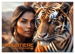 Cover-Bild zum Titel 'Raubtiere auf Kuschelkurs (Wandkalender 2026 DIN A2 quer), CALVENDO Monatskalender' von 'Renate Utz'