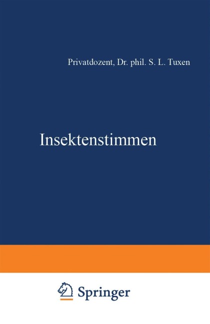Insektenstimmen - S. L. Tuxen
