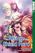 Cover-Bild zum Titel 'The Rising of the Shield Hero 08' von 'Yusagi Aneko, Aiya Kyu'