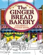 Cover-Bild zum Titel 'The Gingerbread Bakery Coloring and Sticker Book' von 'Laurie Gilmore'