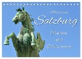 Mozartstadt Salzburg - Brunnen und Wasserspiele (Tischkalender 2025 DIN A5 quer), CALVENDO Monatskalender - Bettina Hackstein