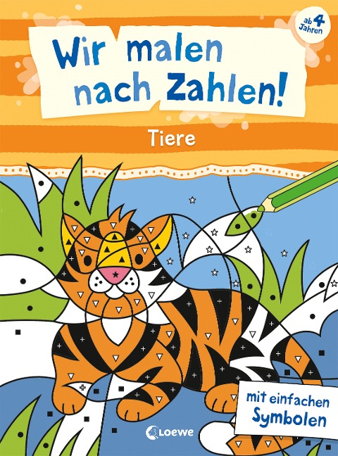 Wir malen nach Zahlen! - Tiere - 