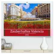 Cover-Bild zum Titel 'Zauberhaftes Valencia (hochwertiger Premium Wandkalender 2026 DIN A2 quer), Kunstdruck in Hochglanz' von 'Christa Kramer'