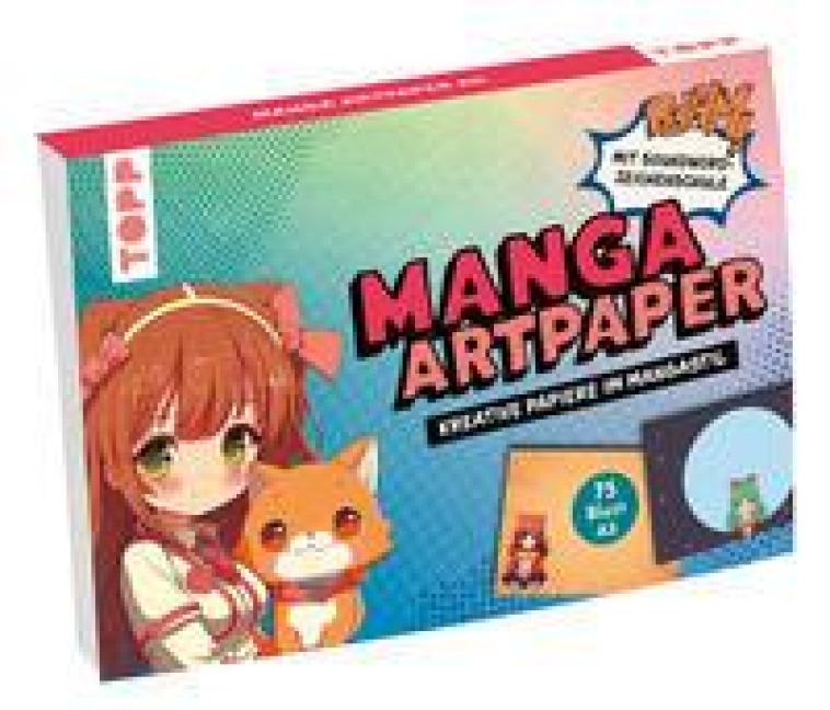 Manga Art Paper in DIN A5. Mit Soundword- Zeichenschule - Gecko Keck