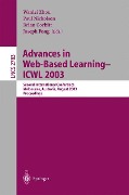 Advances in Web-Based Learning -- ICWL 2003 - 