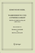 Cover-Bild zum Titel 'Wahrnehmung und Aufmerksamkeit' von 'Edmund Husserl'