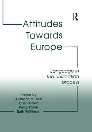 Attitudes Towards Europe - Colin Good