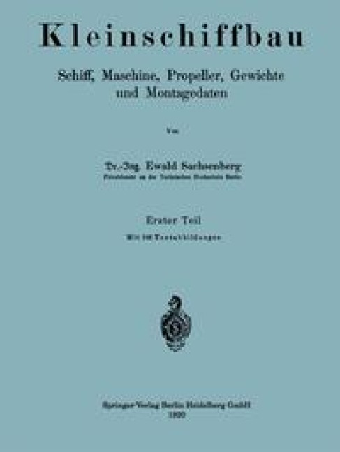 Kleinschiffbau - Ewald Sachsenberg