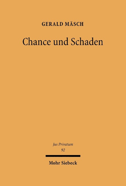 Chance und Schaden - Gerald Mäsch