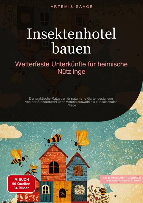Insektenhotel bauen: Wetterfeste Unterkünfte für heimische Nützlinge - Artemis Saage - Deutschland