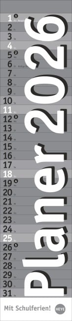 Langplaner, silber 2026 - 