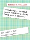 Cover-Bild zum Titel 'Merkwürdiges Beispiel einer weiblichen Rache' von 'Friedrich Schiller, Denis Diderot'