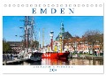 EMDEN, Seehafenstadt in Ostfriesland (Tischkalender 2024 DIN A5 quer), CALVENDO Monatskalender - Andrea Dreegmeyer