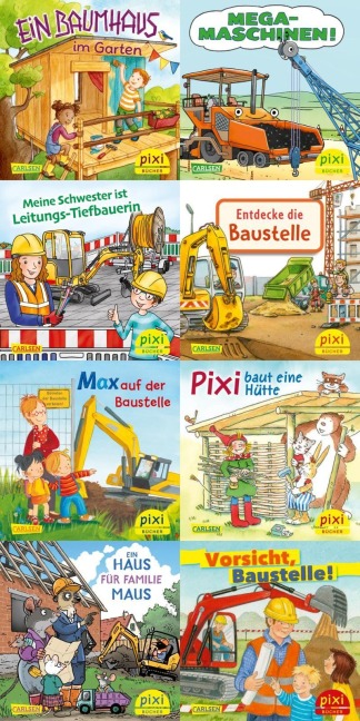 Pixi-Box 311: Pixi auf der Baustelle (8x8 Exemplare) - Diverse