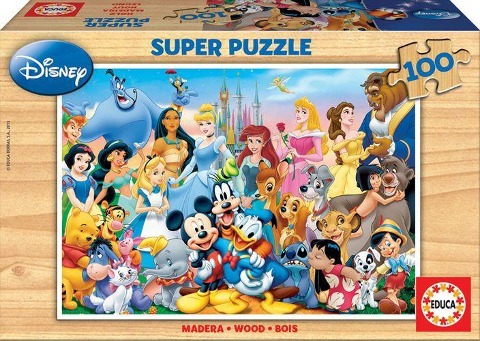 Educa - Die wunderbare Welt von Disney - Puzzle 100 Teile - Disney