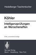 Intelligenzprüfungen an Menschenaffen - W. Köhler