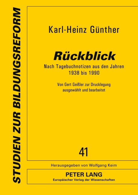Rückblick - Karl-Heinz Günther