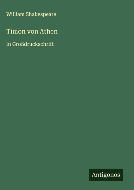 Timon von Athen - William Shakespeare