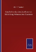 Cover-Bild zum Titel 'Geschichte des Geschlechtes von Schönberg Meissnischen Stammes' von 'Albert Fraustadt'