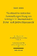 Cover-Bild zum Titel 'Vis attractiva contractus: Ausstrahlungswirkung von Verträgen im Internationalen Privat- und Zivilverfahrensrecht' von 'Simon Horn'